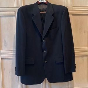 William Kurtz Black Sports Coat 40 Regular